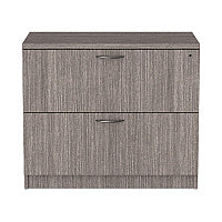 Alera Valencia Series Lateral File, 2 Legal/Letter-Size File Drawers, Gray, 34" x 22.75" x 29.5" (ALEVA513622GY)