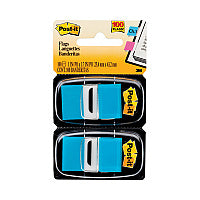 Post-it Standard Page Flags in Dispenser, Bright Blue, 50 Flags/Dispenser, 2 Dispensers/Pack (680BB2)