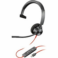 Poly Blackwire 3310 Monaural Wired Headset - WVU Recommended
