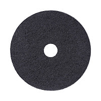 Boardwalk(R) Standard Floor Pads, 19" dia, Black, 5/Carton (BWK4019BLA)