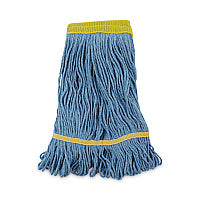 Boardwalk(R) Super Loop Wet Mop Heads, Small, Blue, 12 Mops (BWK501BL)