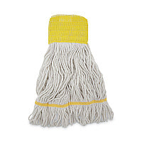 Boardwalk(R) Mop Super Loop Head, Cotton/Synthetic, Small, 12 Mop Heads (BWK501WH)