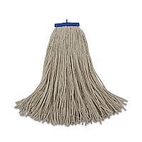 Boardwalk(R) Cut-End Lie-Flat Wet Mop Head, Cotton, 24 oz, 12 Mop Heads (BWK724CCT)