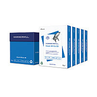 Hammermill Great White 30 Recycled Print Paper, 92 Bright, 20 lb Bond Weight, 8.5 x 11, White, 500 Sheets/Ream, 5 Reams/Carton (86710)