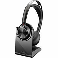 Poly Voyager Focus 2 Binaural Wireless Headset - USB-C/A - Charging Stand