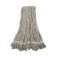 Boardwalk(R) Pro Loop Web/Tailband Wet Mop Head, Cotton, 12/Carton (BWK4024CCT)