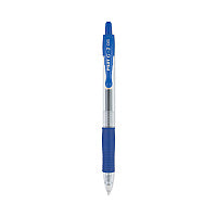 Pilot G2 Premium Gel Pen, Retractable, Extra-Fine 0.5 mm, Blue Ink, Smoke/Blue Barrel, Dozen (31003)