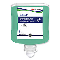 SC Johnson Professional Estesol Hand, Hair and Body Cleaner Manual Cartridge, Rainforest Scent, 1 L, 6/Carton (HAB1L)
