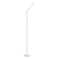 Safco Resi LED Floor Lamp, Gooseneck, 60" Tall, White (1017WH)