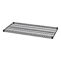 Alera Industrial Wire Shelving Extra Wire Shelves, 48w x 24d, Black, 2 Shelves/Carton (ALESW584824BL)