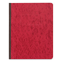 Universal Pressboard Report Cover, Two-Piece Prong Fastener, 3" Capacity, 8.5 x 11, Executive Red/Executive Red (UNV80579)