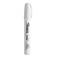 Sharpie Permanent Paint Marker, Medium Bullet Tip, White (35558)