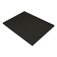 Prang SunWorks Construction Paper, 50 lb Text Weight, 18 x 24, Black, 50/Pack (6317)