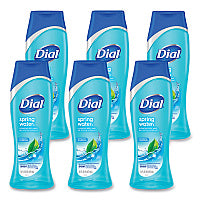 Dial Body Wash, Spring Water Scent, 16 oz, 6/Carton (02653)