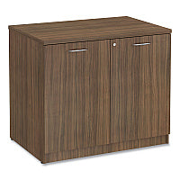 Alera Valencia Series Storage Cabinet, 34.3w x 22.78d x 29.5h, Modern Walnut (ALEVA613622WA)