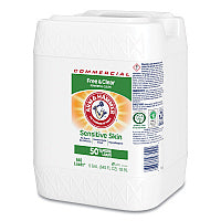 Arm & Hammer HE Compatible Liquid Detergent, Unscented, 640 Loads, Free and Clear Scent, 5 gal Jug (3320097550)