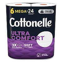 Cottonelle(R) Ultra Comfort Toilet Paper Mega Rolls, 2-Ply, 284 Sheets, 36 Rolls (55707)