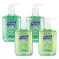 PURELL Advanced Hand Sanitizer Soothing Gel, 8 oz Pump Bottle, Fresh Scent, 4/Pack (967406ECDPK)