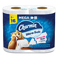 Charmin(R) Ultra Soft Standard Toilet Paper, 2-Ply, 224 Sheets, 4 Rolls (08806PK)