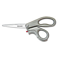 Westcott E-Z Open Box Opener Stainless Steel Shears, 8" Long, 3.25" Cut Length, Offset Gray Handle (13227)