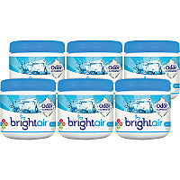 Bright Air Super Odor Eliminator, Cool and Clean, Blue, 14 oz Jar, 6/Carton (900090CT)