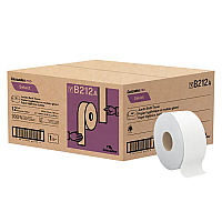 Cascades(R) Pro Select Jumbo Toilet Paper, 1-Ply, 2,000-ft. Roll, 12 Rolls (B212)