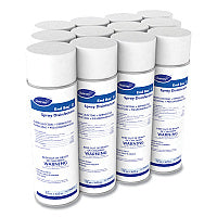Diversey End Bac II Spray Disinfectant, Fresh Scent, 15 oz Aerosol Spray, 12/Carton (04832)