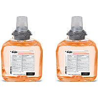 GOJO Premium Foam Antibacterial Hand Wash Refill, Fresh Fruit Scent, 1,200 mL, 2/Carton (536202)