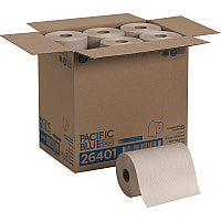 Pacific Blue(R) Hardwound Paper Towels, Brown, 350-ft., 12 Rolls (26401)