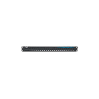 Black Box Cat6 Patch Panel - Feed-through, 1u, Unshielded, 24-port, Gsa, Taa (JPM818A)