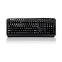 Adesso Multimedia Usb Keyboard With 3 Hubs (AKB132HB)