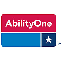 AbilityOne SKILCRAFT Lightweight Folding Table Platinum Rectangle Top - Gray Base x 72" Table Top Width x 30" Table Top Depth - 29" Height - High-density Polyethylene (HDPE), Resin, Plastic Top Material - TAA Compliant (5766178)