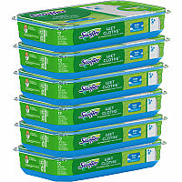 Swiffer Wet Refill Cloths, 8 x 10, Fresh Scent, White, 12/Box, 6 Boxes/Carton (08622)