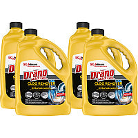 Drano Max Gel Clog Remover, Bleach Scent, 128 oz Bottle, 4/Carton (696642)