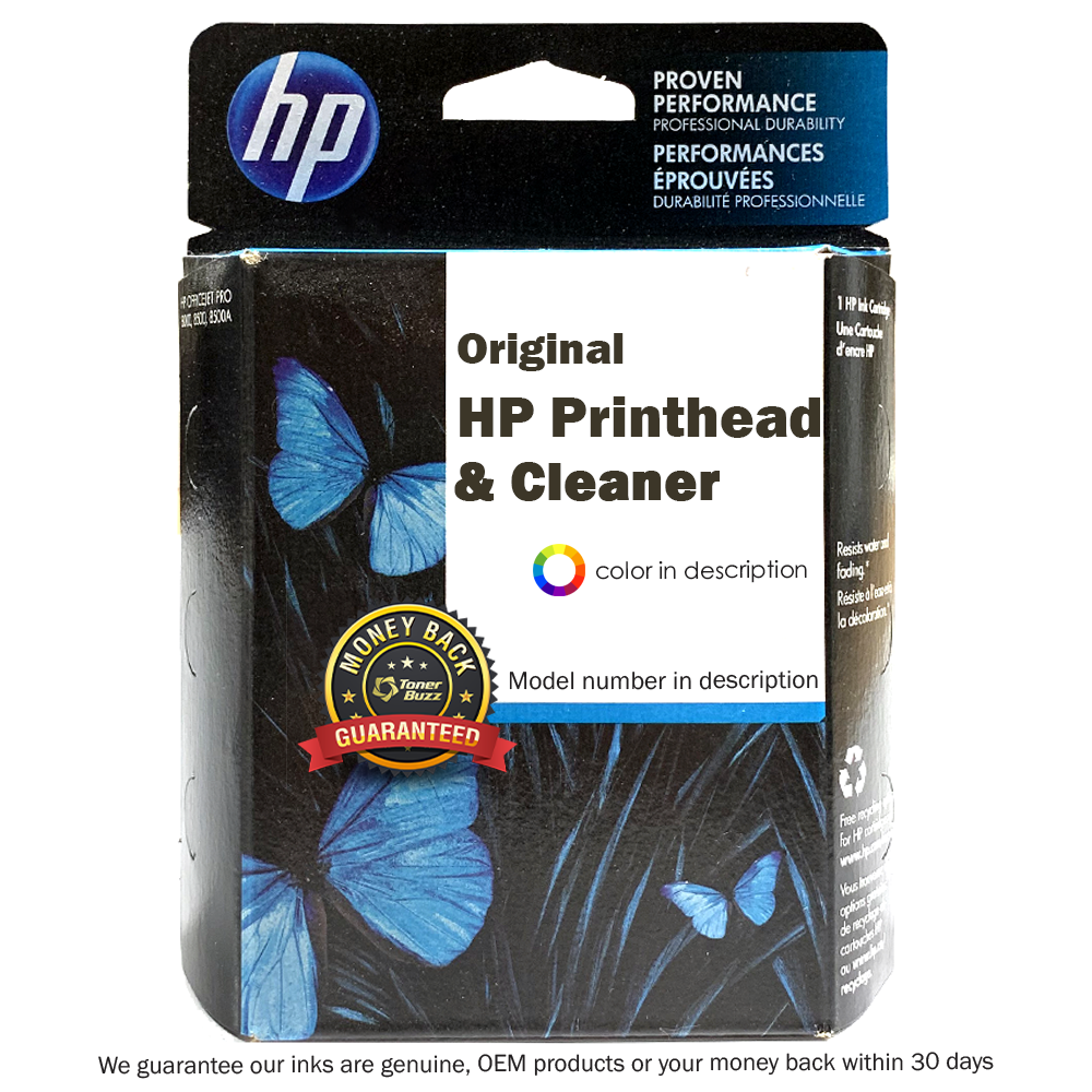 Original HP 80 Cyan Printhead and Cleaner