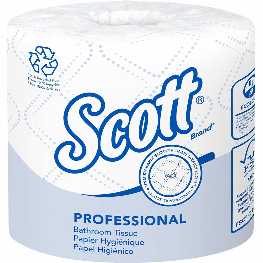 Scott(R) Standard Roll Toilet Paper (2 Ply SRB), 80 Rolls/Carton, 24 Cartons/Pallet, 1,920 Total Rolls