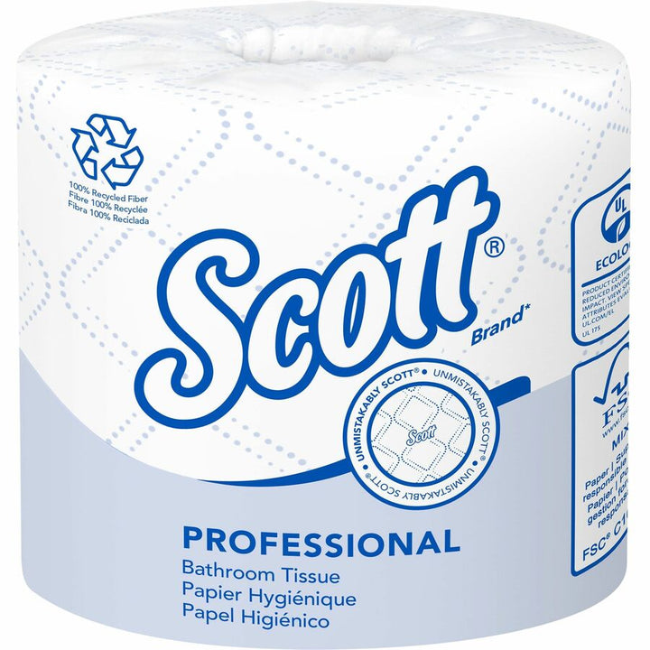 Scott(R) Standard Roll Toilet Paper (2 Ply SRB), 80 Rolls/Carton, 24 Cartons/Pallet, 1,920 Total Rolls
