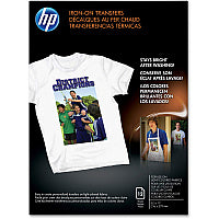 HP Inkjet Iron-On Transfers 91 Brightness - Letter - 8 1/2" x 11" - White - 12 / Pack (C6049A)