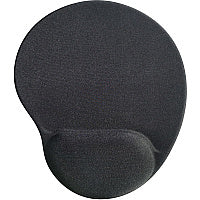 Compucessory Gel Mouse Pads 9" Height x 10" Width x 1" Depth - Black - Gel - 1 Each (55151)