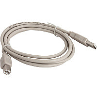 Compucessory USB 2.0 A-B Printer Cables 6 ft USB Data Transfer Cable - First End: 1 x USB Type A - Male - Second End: 1 x USB Type B - Male - Gray - 1 Each (11150)