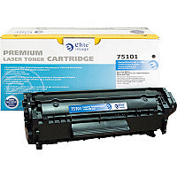 Elite Image Remanufactured Laser Toner Cartridge - Alternative for HP 12A (Q2612A) - Black - 1 Each 2000 Pages (75101)