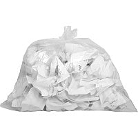 Genuine Joe Clear Trash Can Liners Small Size - 10 gal Capacity - 23" Length x 24" Width x 0.60 mil (15 Micron) Thickness - Low Density - Clear - 25/Roll - 20 / Carton (GJO01010)