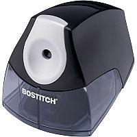 Bostitch Personal Electric Pencil Sharpener Desktop - 1 Hole(s) - Helical - 4" Height x 3.5" Width x 5" Depth - Black, Silver - 1 Each (EPS4BLK)