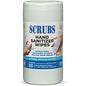 SCRUBS Hand Sanitizer Wipes Blue, WhiteTub - 85/Tub - 1 Each (90985)