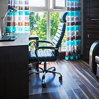 Cleartex Ultimat Ultimat(R) Polycarbonate Rectangular Chair Mat for Hard Floor - 48" x 60" Home, Office, Hardwood Floor, Floor, Hard Floor - 60" Length x 48" Width x 0.075" Depth x 0.075" Thickness - Rectangular - Polycarbonate - Clear - 1 E (1215219ER)