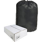Nature Saver Black Low-density Recycled Can Liners Extra Large Size - 60 gal Capacity - 58" Length x 38" Width x 1.25 mil (32 Micron) Thickness - Low Density - Black - Plastic - Cleaning Supplies - Recycled - 100 / Carton (00991)