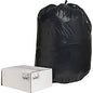 Nature Saver Black Low-density Recycled Can Liners Extra Large Size - 60 gal Capacity - 58" Length x 38" Width x 2 mil (51 Micron) Thickness - Low Density - Black - Plastic - Cleaning Supplies - Recycled - 100 / Carton (00995)