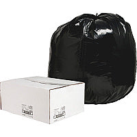 Nature Saver Black Low-density Recycled Can Liners Extra Large Size - 56 gal Capacity - 48" Length x 43" Width x 1.65 mil (42 Micron) Thickness - Low Density - Black - Plastic - Cleaning Supplies - Recycled - 100 / Carton (00997)