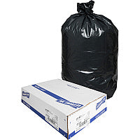 Genuine Joe Heavy-Duty Trash Can Liners Medium Size - 33 gal Capacity - 40" Length x 33" Width x 1.50 mil (38 Micron) Thickness - Low Density - Black - 100/Box - 1 / Carton (GJO01533)