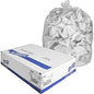 Genuine Joe High-Density Can Liners Small Size - 16 gal Capacity - 32" Length x 24" Width x 0.31 mil (8 Micron) Thickness - High Density - Clear - Resin - Office Waste, Industrial Trash - 50/Roll - 20 / Carton (GJO01756)